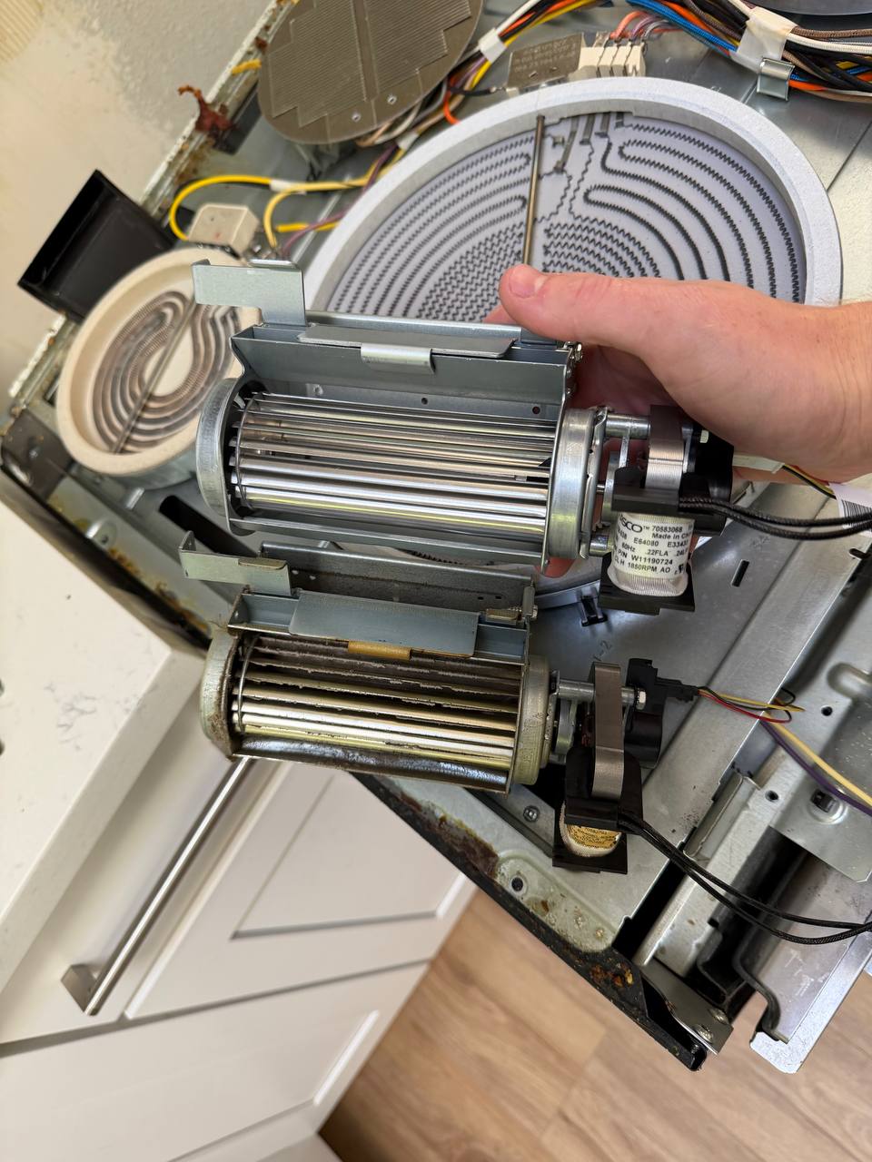 Worn vs. New Convection Fans — Oven, Stove & Range Repair by EHS Expert Appliance Repair